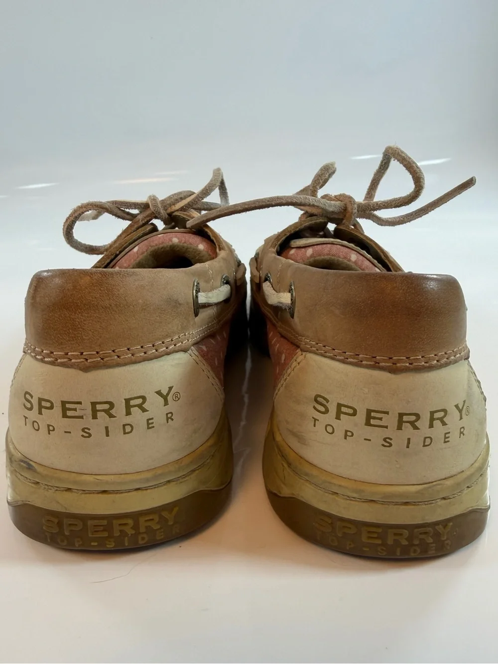Sperry Top Sider Leather Boat‎ Shoes in Tan
